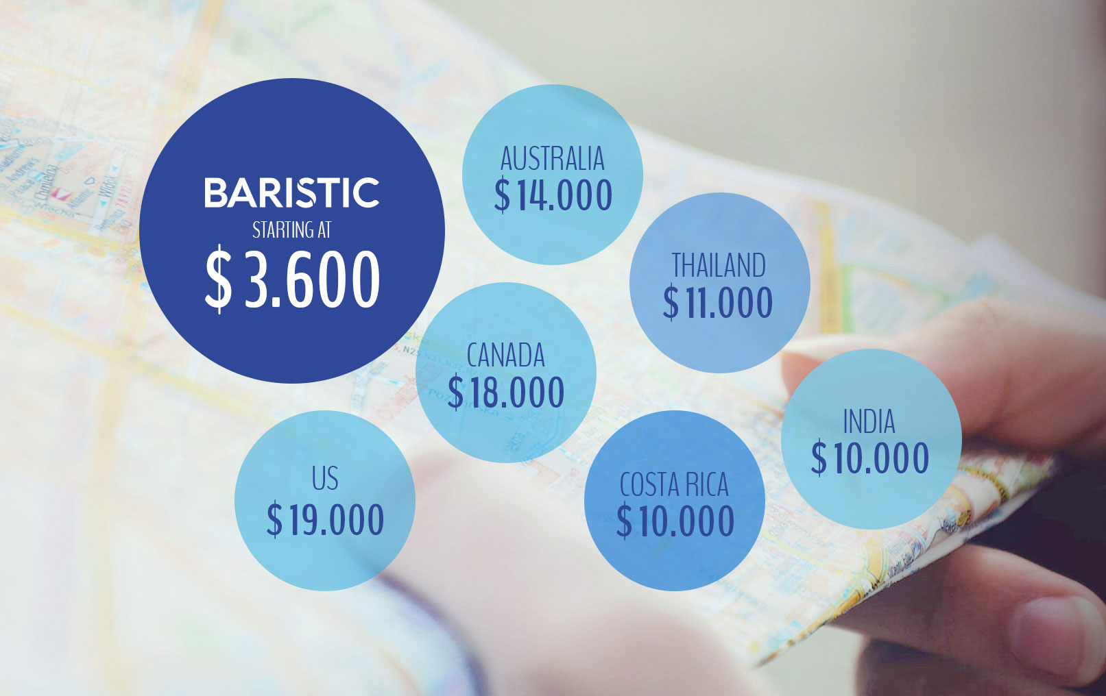BARISTIC Bariatric Surgery Tijuana Center - Gastric sleeve cost in countries worldwide comparing with México